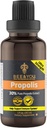 Abeille et vous Propolis gouttes d'extrait liquide, 30% Propolis, Ultra Pure, Supplément de soutien immunitaire, Gorge douloureuse, Allergie Relief, Respiratoire, Antioxydants, Keto, Paléo, Sans gluten, 1 Fl Oz