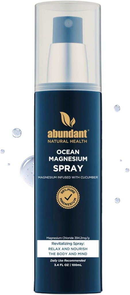 Vaporisateur MAG I.C. Magnésium avec 10 % de salicylate de trolamine pour un fort soulagement de la douleur contre les douleurs et les ecchymoses, Absorption rapide et efficace, 100mL sans fragrance