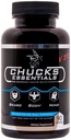 Chucks Essentials - The Beared Mans Multivitamin, pour la barbe à croissance plus rapide, chargée de vitamines et minéraux essentiels pour les cheveux sains, épais, plus forts et plus rapides, 90 capsules