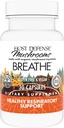 Host Defense Breathe* Capsules - Supplément de champignons immunitaires et respiratoires - Supplément de santé pulmonaire à base de plantes avec Chaga, Reishi & Cordyceps - 30 Capsules (15 portions)*