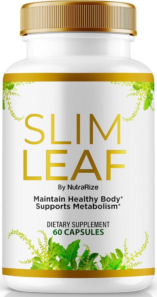 Slim Leaf Pills, Ultra-Pure Keto Formula, Toutes les capsules de Keto naturelles pour l'énergie quotidienne et le soutien de la condition physique, Slim Leaf Detox et Cleanse, Premium Keto Lifestyle, SlimLeaf (60 capsules)