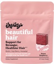 Chewsy - Belles Cheveux Chews - Promotion cheveux plus forts, plus sains, biotine, vitamines C, A, B12, D3, Goji Berry - 6 jours d'approvisionnement