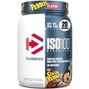 Dymatize x Cocao Pebbles ISO100 Whey Protéine poudre isolate, 25g de protéines, 20 portions, 5,5g BCAAs, 120 Cal., sans gluten, 1g de gras, 1g de sucre, 2g de glucides