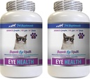 supplément de vue de chat - Complexe de santé des yeux de chats - Formule avancée pour la vue de l'œil - Immune Boost - Bilberry for Cats - 2 bouteilles (120 comprimés)