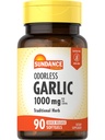 Sundance Odorless Garlic Softgels | 90 Count | Non-GMO and Gluten Free Supplement