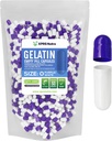 XPRS Nutra Taille 0 Capsules vides - 1000 Compte Capsules de gélatine vides - Pills Bricolage Capsule Remplissage - Pure Pilule Gel Caps pour Do-It-Youlf Suppléments (Purple/White)