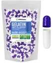 XPRS Nutra Taille 0 Capsules vides - 1000 Compte Capsules de gélatine vides - Pills Bricolage Capsule Remplissage - Pure Pilule Gel Caps pour Do-It-Youlf Suppléments (Purple/White)