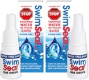 SwimSeal™ Twin-Pack All Natural Swimmer's Ear Drops for Daily Use Rather Than Alcohol Drops or Earplugs. The Solution for Your Ears for All Water Exposure for All Ages.