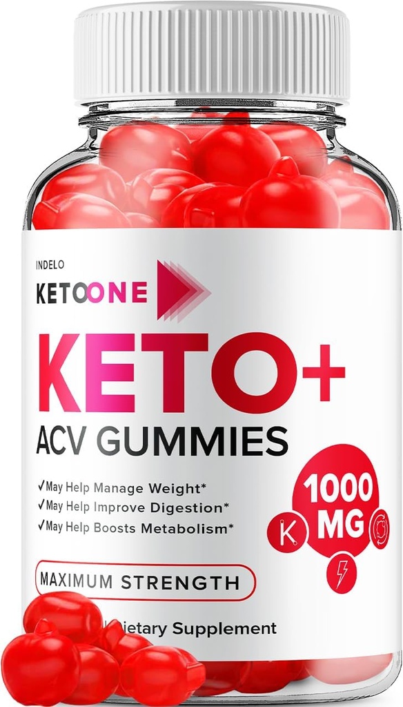 Keto One Gummies Advanced Loss - ACV Gummies Maximum Strength, Keto One Keto Plus ACV Weight Management Gummies Cider Vinegar, Keto One Gummies Commentaires Vitamine B12 Keto+ACV (60 Gummies)