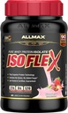 ALLMAX Nutrition ISOFLEX Isolation des protéines de lactosérum, fraise - 2 lb - 27 grammes de protéines par scoop - Zéro gras et sucre - 99% Sans lactose - Sans gluten et sans soja - Environ 30 portions