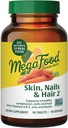Megafood Peau, ongles et cheveux 2 - Vitamines pour les femmes et les hommes - Biotine, Vitamine A, Vitamine C, Zinc, Vitamine B6, Vitamine E, Acide pantothénique - Végétalien - Fait sans 9 Allergènes alimentaires - 90 Tables (45 portions)