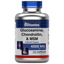 tnvitamins Glucosamine, Chondroïtine, & MSM (4000 MG - 240 capsules) pour hommes et femmes