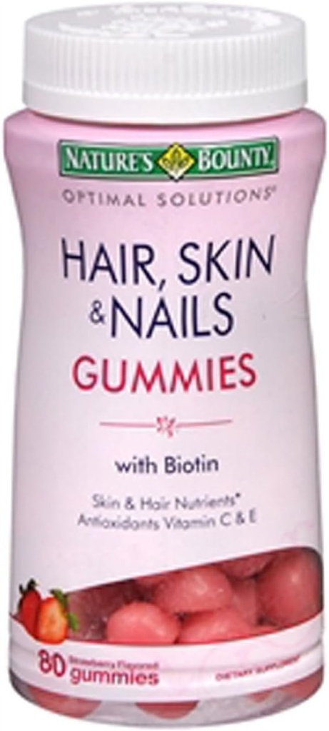 Les cheveux, la peau et les ongles de la nature, 230 gommes (2 paquets)