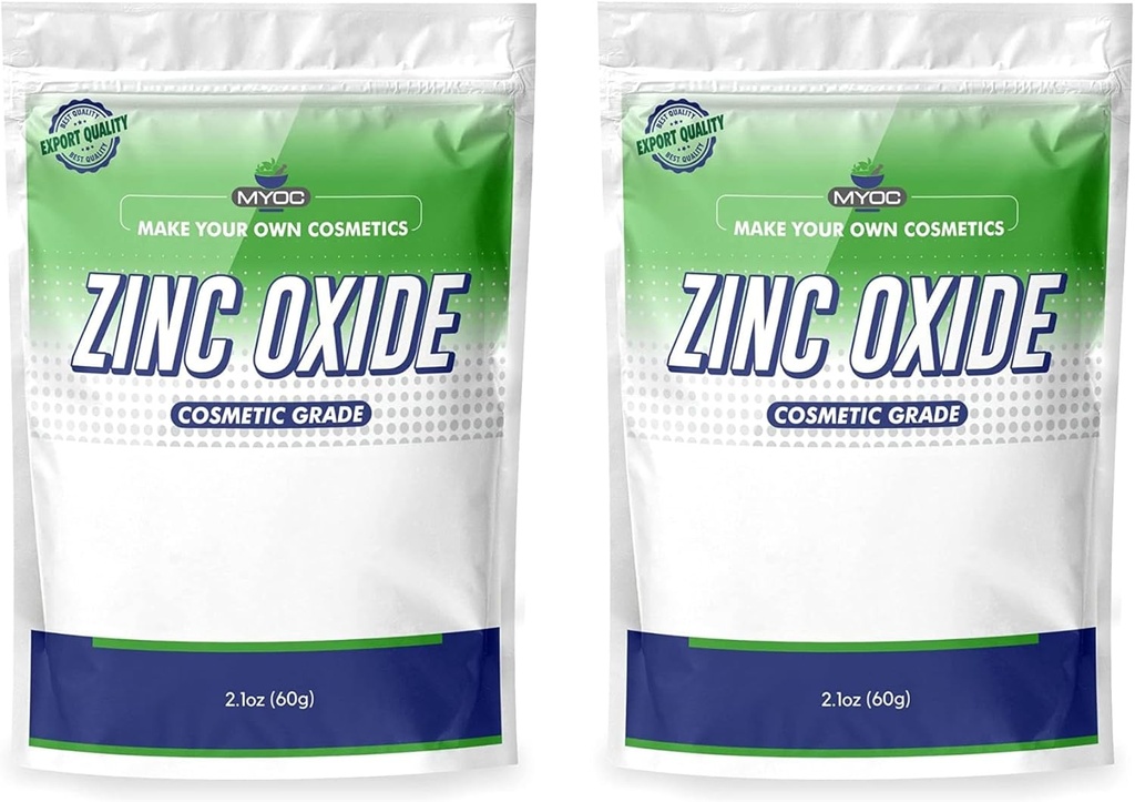 Poudre d'oxyde de zinc blanc-60 Gm (2.11 Oz (paquet de 2))