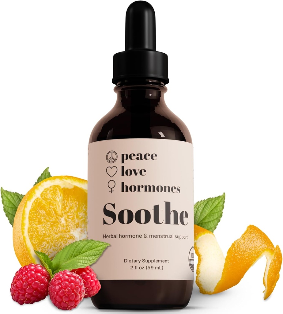 la paix. l'amour. les hormones. Herbal PMS Relief et équilibre hormonal naturel pour les femmes