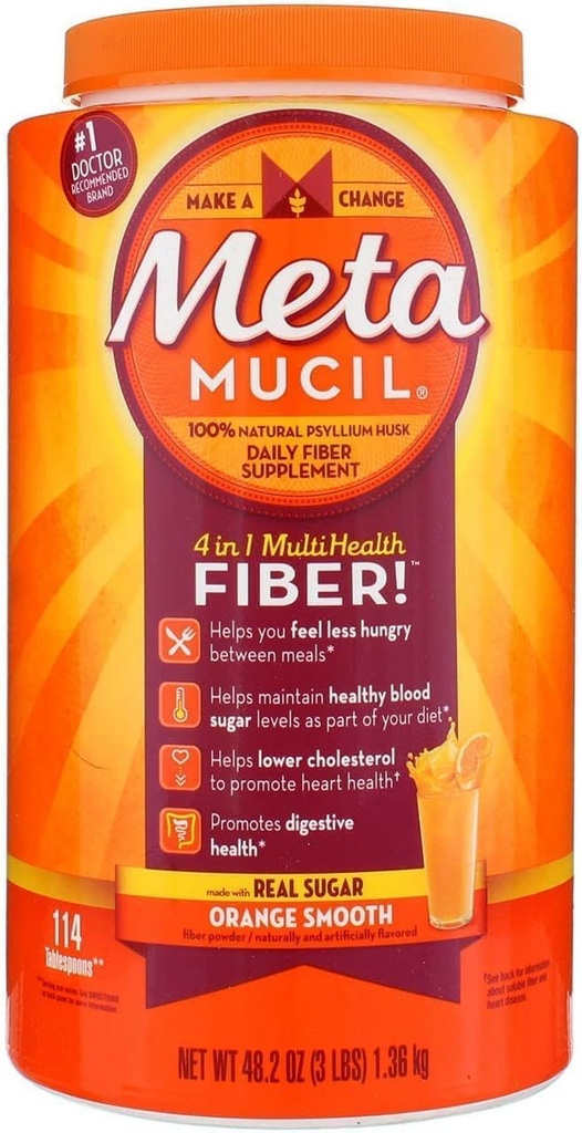 Métamucil Orange Lisse Taille 114 doses