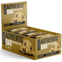 Barre authentique de chocolat Chip Cookie Dough Protein Bars - substitut de repas Seringues de protéines avec 15g d'isolat de protéines de lactosérum, Fondation du beurre d'arachide, gras sains, naturellement sucré - 12 Pack