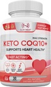 CoQ10 200mg - Formule d'absorption rapide pour les femmes et les hommes - Soutiens coeur en santé - Supplément Coenzyme naturelle Q10 - Non OGM, Fabriqué aux États-Unis - 30 jours d'approvisionnement