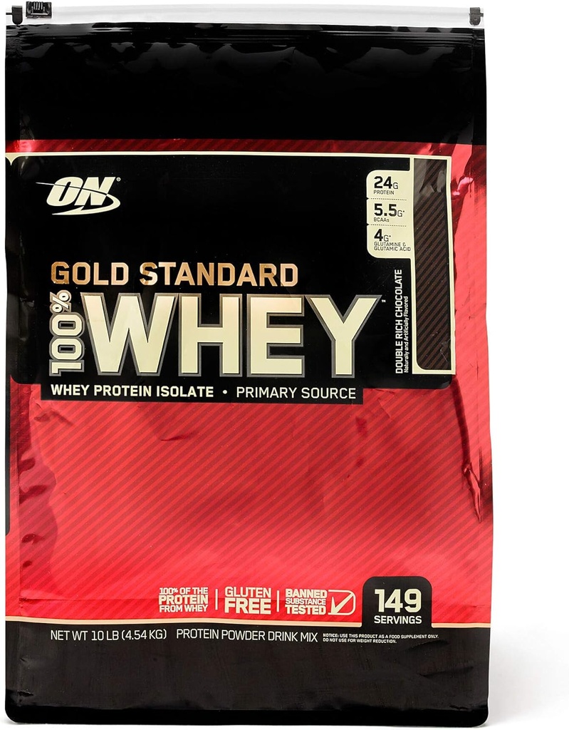 100% Whey Gold Standard - Chocolat 10 livres