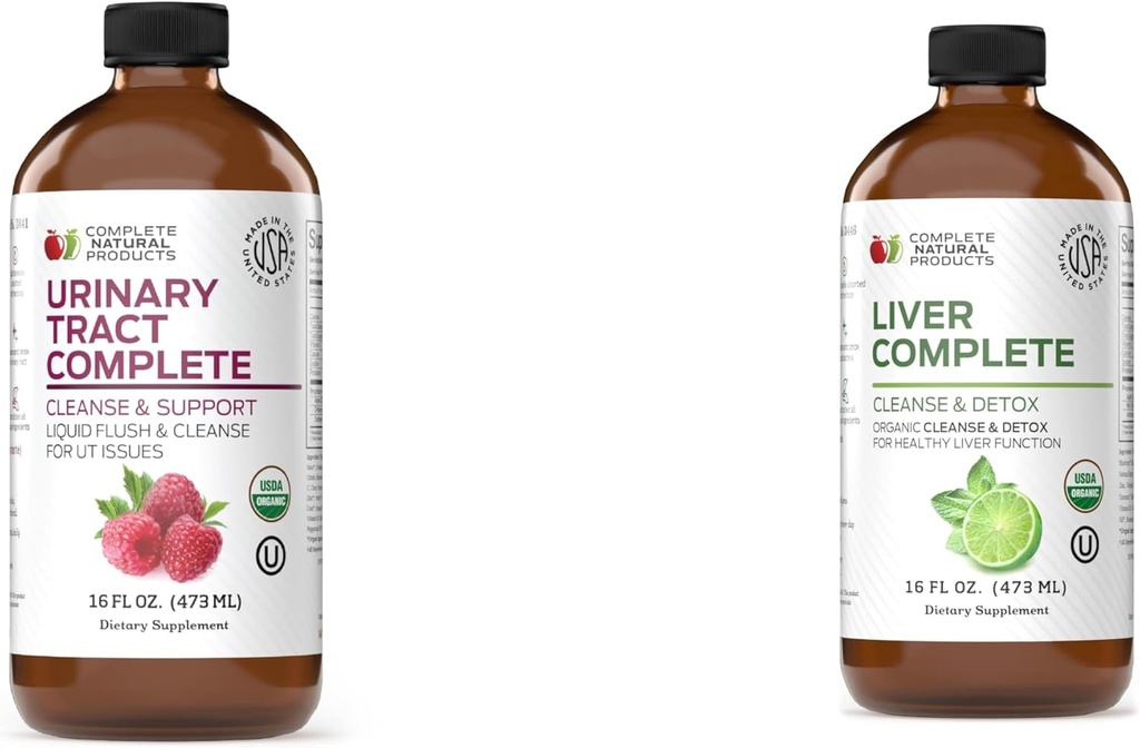 Produits naturels complets Tract urinaire Complet 12oz et foie Complet 16oz