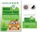 Motion Maladie Patches, Maladie de la mer Patch avec imperméable et non somnolent 24 Comte