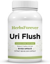Herbsforever Uri-Flush Capsules Supplément ayurvédique à base de plantes Soutenir la fonction rénale saine et la fonction du tract urinaire 90 Capsules Vege 800 Mg Chaque