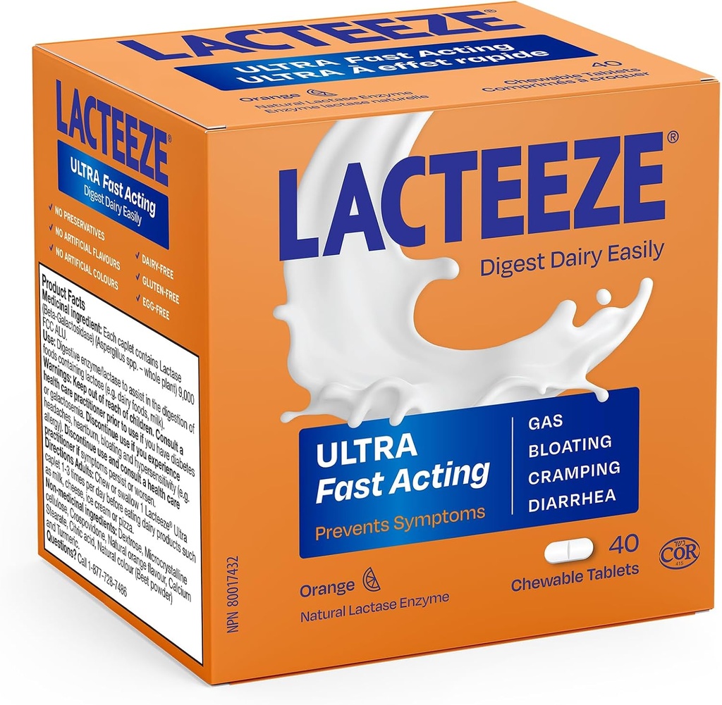 Lacteeze Ultra Digestive Enzyme Caplet