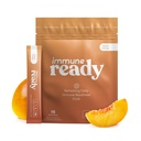 Immune ReadyTM Electrolytes Powder Packets – Immunity Boost Drink Mix avec vitamine C, picolinate de zinc, poudre d'inuline et bêta glucane – pêche sans sucre-Mango, 15 portions