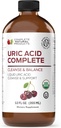 Acid Uric Acid Complet - Supplément liquide pour soutenir le nettoyage de l'acide Uric, la santé rénale et la circulation sanguine avec vinaigre de cidre de pomme, cerise de tart, racine de betterave, citron, cannelle - 12oz