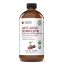 Acid Uric Acid Complet - Supplément liquide pour soutenir le nettoyage de l'acide Uric, la santé rénale et la circulation sanguine avec vinaigre de cidre de pomme, cerise de tart, racine de betterave, citron, cannelle - 12oz