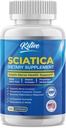 Sciatique Nerve Relief: Supplément de support avancé pour Sciatique – Potent Alpha Lipoïque Acid & Turmeric & Herbal Relief Ingrédients – Fabriqué aux États-Unis, 120 Capsules (120 Compte (Paquet de 1), Non aromatisé)