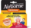 Airborne Very Berry Effervescent Tablets, 10 Count - 1000mg of Vitamin C - Immune Support Supplement (Packaging May Vary) (Pack of 3)