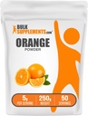 BulkSupplements.com Poudre d'orange - Poudre de fruits d'orange, aromatisant nutriment-rich - Sans gluten, 5g par portion, 250g (8,8 oz) (paquet de 1)