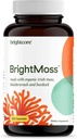 Nutrition - BrightMoss, Irish Sea Moss Capsules, Bio Sea Moss avec Bladderwrack & Burdock Root Capsules, Gut Health & Immmune Support Supplément, 120 Capsules