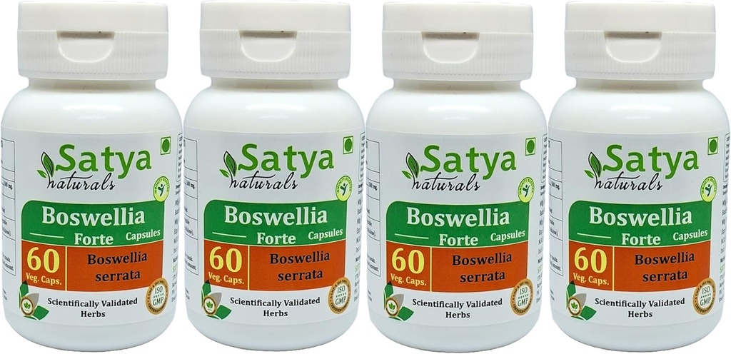 Boswellia Forte Capsules 500 mg. 60 Gél. Capsules d'extrait Boswellia (Boswellia Serrata) Capsules pour hommes et femmes.