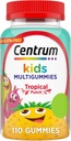 Enfants Centrum Multivitamine Gummies, Punch Tropical, Fait avec des saveurs naturelles, 110 comte, 110 jours d'approvisionnement