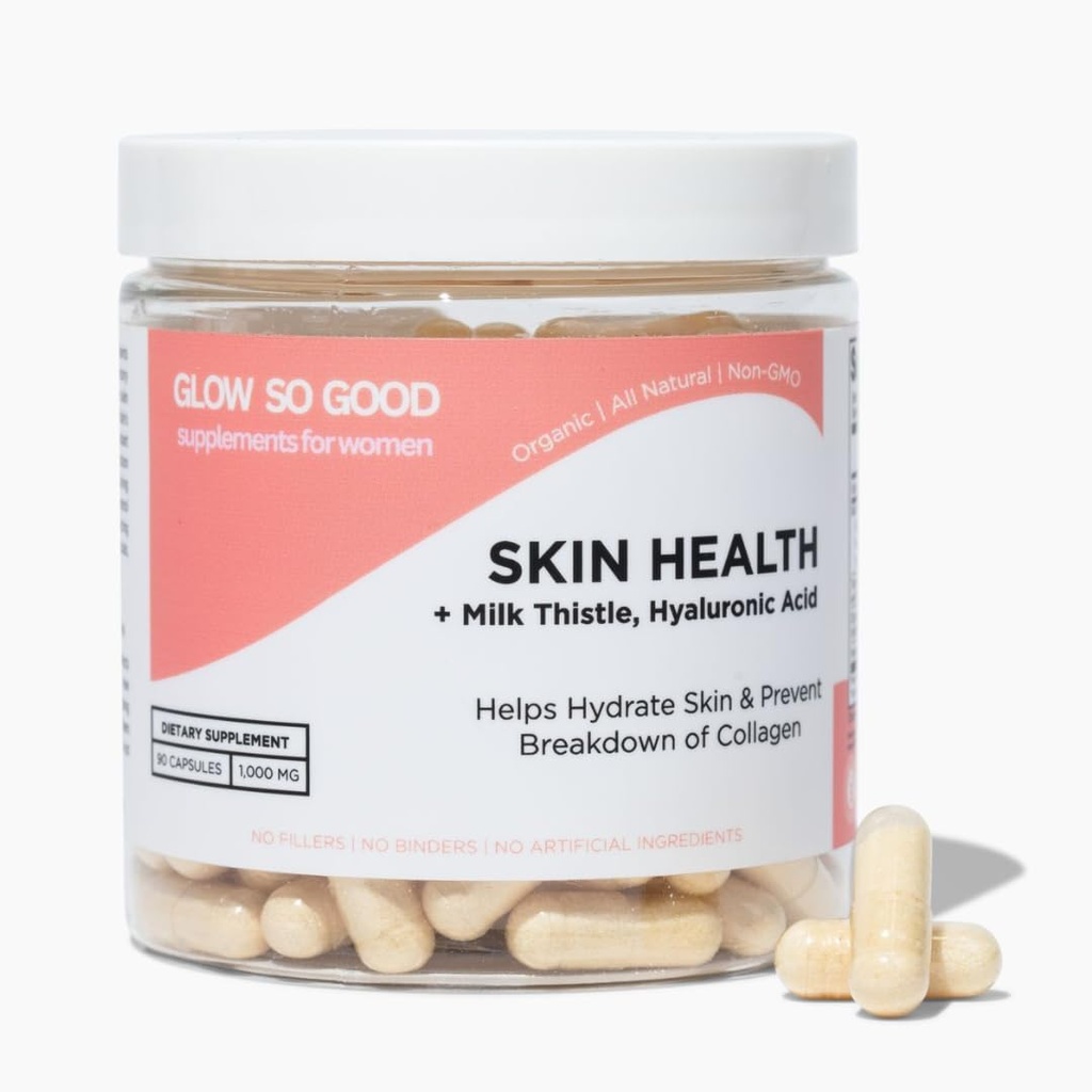 Skincare Supplement (en anglais seulement) Prévenir la perte de collagène (en anglais seulement) Promote l'apparence des jeunes et la peau plus brillante (en anglais seulement) Silymarin actif, acide hyaloornique, peptides de collagène (90)