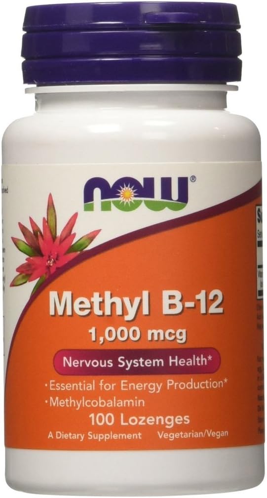 Méthyl B-12, 1000mcg, 100 LOZ par les aliments actuels (paquet de 2)