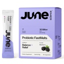 Balance + Relief : pré-fusion rapide + probiotique pour l'humeur et le stress - BlackBerry Flavor, 30 sachets en poudre