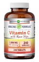 Formules étonnantes Vitamine C avec supplément de HIPS de Rose