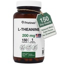 PRISTINE'S L Theanine Sleep Quality Support Amino Acid Supplément - 200MG 150 Day Supply - Relaxation & Mood Support Capsules - Vegan Non-OGM & Sans gluten