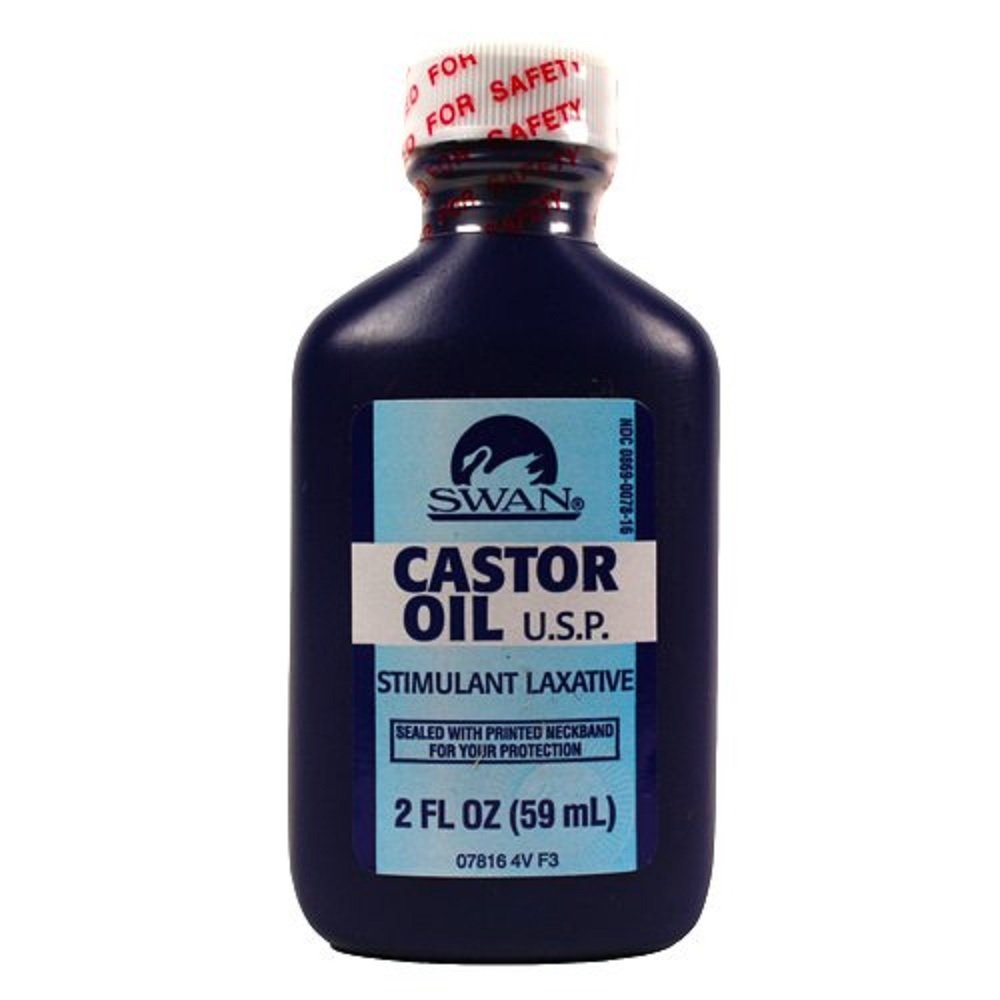Huile de ricin de cygne - bouteille de 2 oz, (4 paquets)