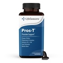 Pros-T - Supplément de soutien de la prostate - Saw Palmetto, Phytostérol, Zinc, Bouilloire, Vitamine D-3 et B6 - Promouvoir une fonction de la prostate saine et un flux urinaire normal - Améliorer l'intégrité des tissus - 60 Softgels