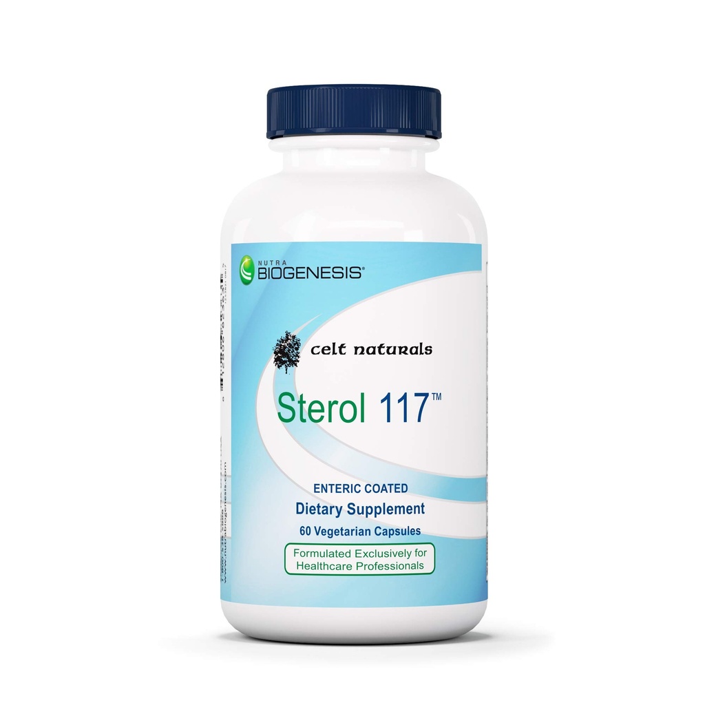 Nutra BioGenesis Sterol 117 - Supplément de stérols végétaux, supplément de phytostérol pour les hommes et les femmes, soutien de la santé et du bien-être avec Beta Sitostérol - 60 capsules végétariennes