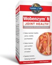 Supplément articulaire Garden of Life pour les hommes et les femmes - Wobenzym N Enzymes systémiques, formule cliniquement étudiée pour des articulations saines, mobilité, flexibilité, récupération post-exercice, sans gluten, 100 comprimés