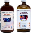 LIQUIDHEALTH enfants multivitamines Multiple complet pour les enfants et le calcium avec supplément de soutien mixte Magnésium