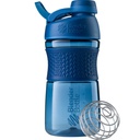 BlenderBottle SportMixer Shaker Bouteille parfaite pour les shakes protéiques et préentraînement, 20-Ounce, Marine