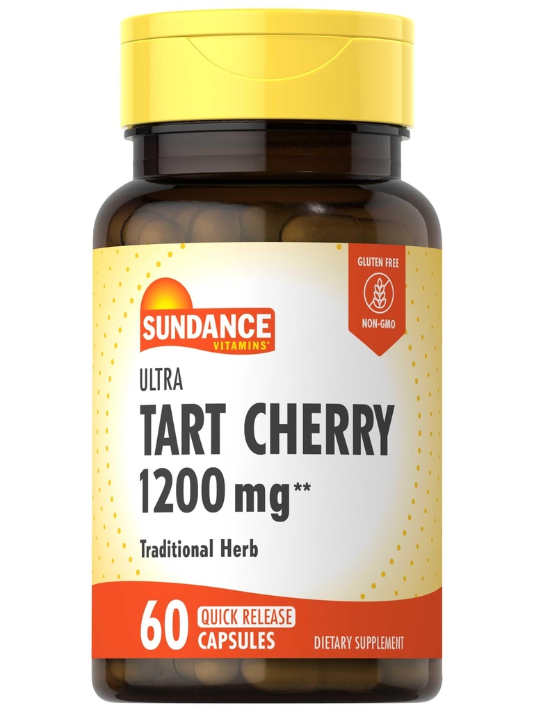 Sundance Tart Capsules de cerise 1200mg.60 Count.