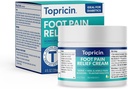 Crème de thérapie de soulagement de la douleur du pied de topricine (4 oz)