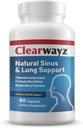 Physicien Thérapeutique CLEARWAYZ Allergies, Allergies saisonnières et support de l'asthme, Sinus, Santé pulmonaire et immunitaire, Santé nasale, Améliorer Airways, Bien-être Bronchial